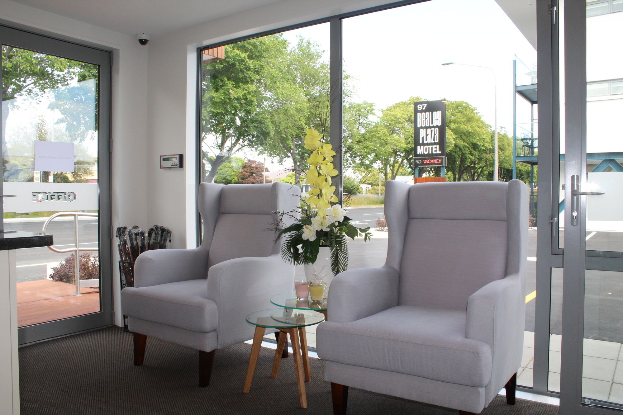 Bealey Plaza Motel Christchurch Eksteriør billede The interior of the hotel